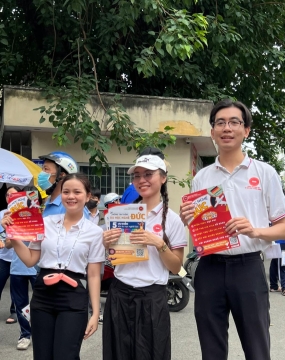 Hình ảnh chương trình tiếp sức mùa thi 2025