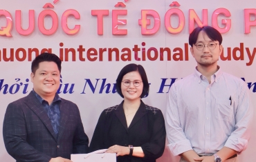 ĐẠI DIỆN TRƯỜNG ĐẠI HỌC YEUNGNAM ĐẾN GIAO LƯU VÀ LÀM VIỆC
