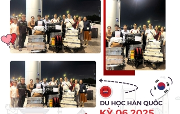 Khoảnh khắc đáng nhớ -  Các bạn học viên đầu tiên của kỳ mùa hè nhà Đông Phương đã khởi hành đến Hàn Quốc cho kỳ học mới!