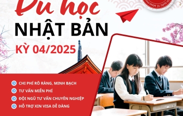 TUYỂN SINH DU HỌC NHẬT BẢN KỲ THÁNG 04/2025