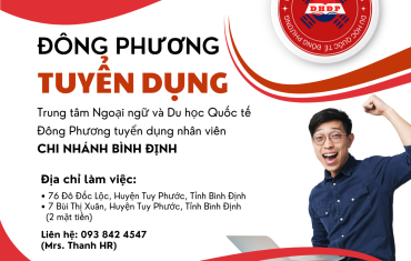 CHI NHÁNH BÌNH ĐỊNH TUYỂN DỤNG